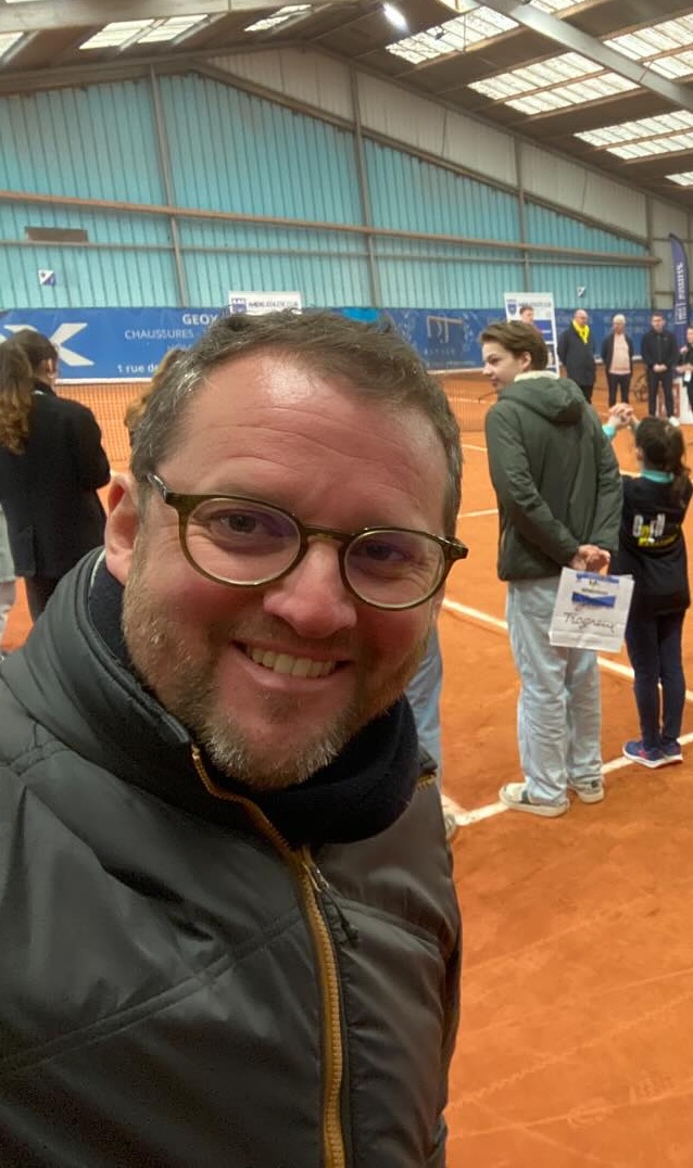 Jean-François Lefèbvre, professeur de tennis CSB Brigode